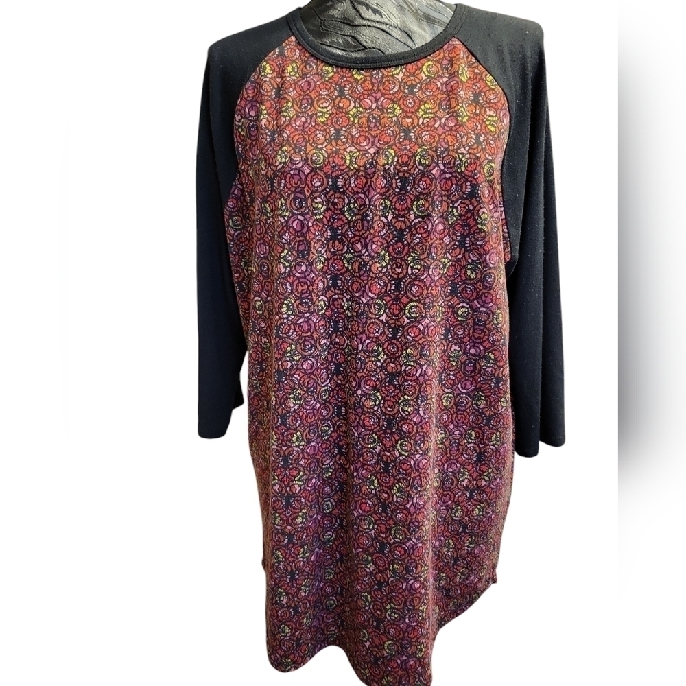 Lularoe XL Randy style baseball style sleeve - Picture 5 of 10